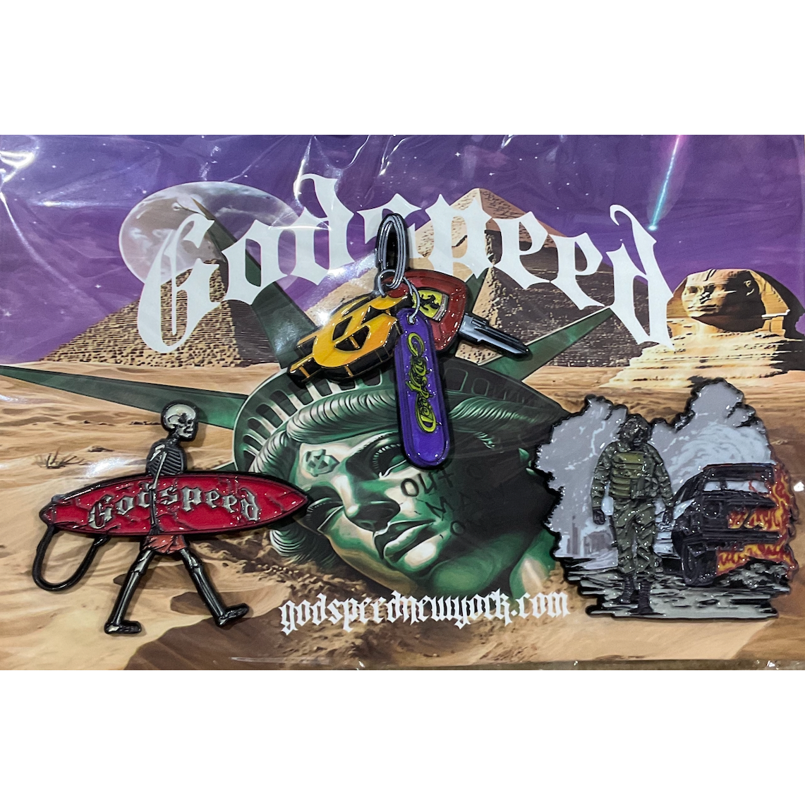 Godspeed Keys Pin Pack LacedUp