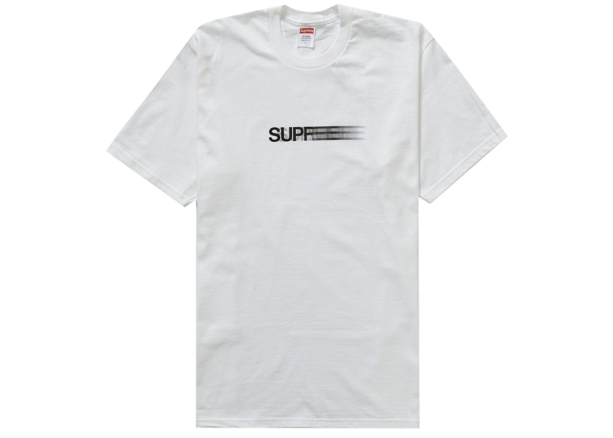 Supreme Motion Logo Tee (SS23) White – LacedUp