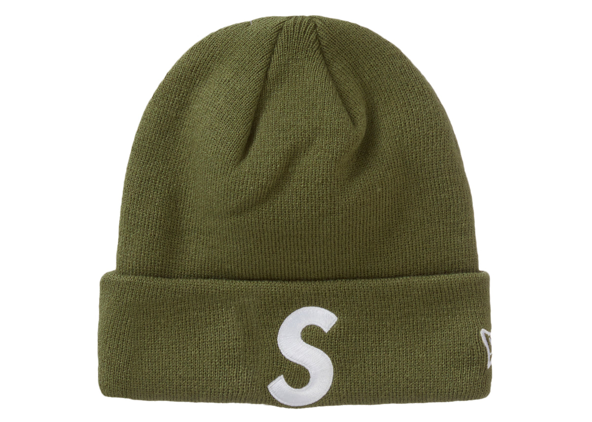 Supreme New Era S Logo Beanie Olive – LacedUp