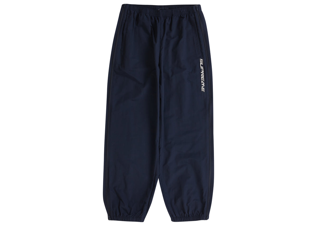 Supreme Full Zip Baggy Warm Up Pant Navy – LacedUp