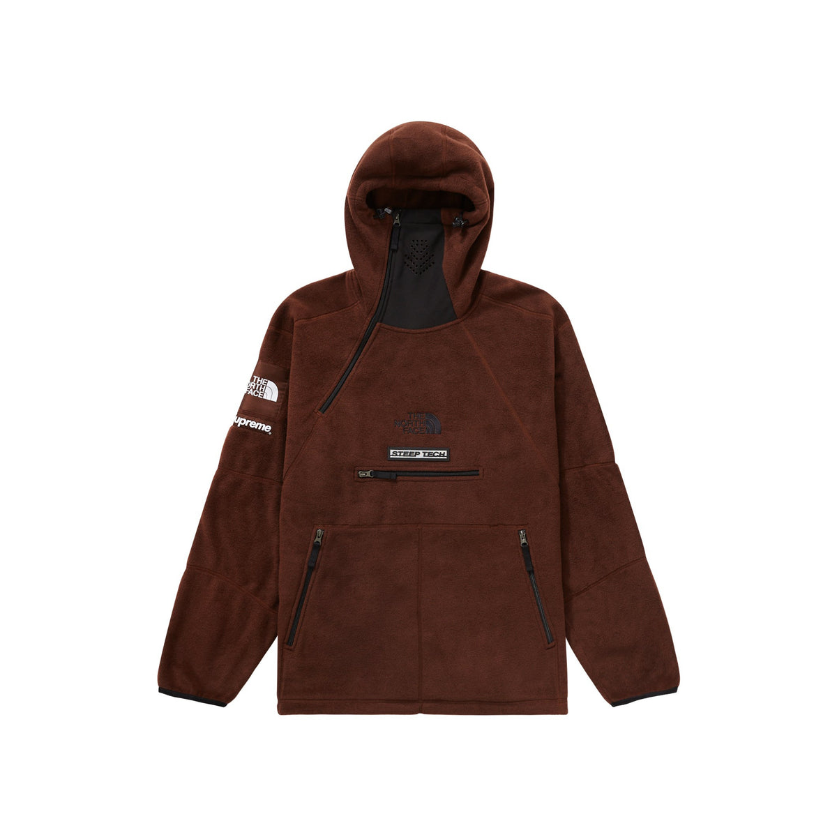 Supreme The North Face Steep Tech Fleece Pullover Brown – LacedUp