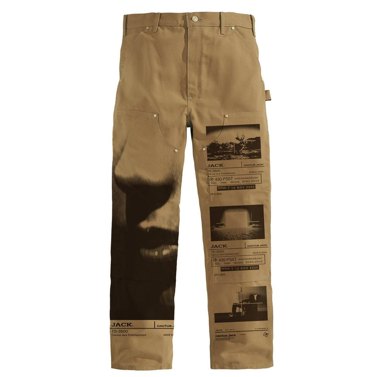 Travis Scott System Work Pants Tan  LacedUp
