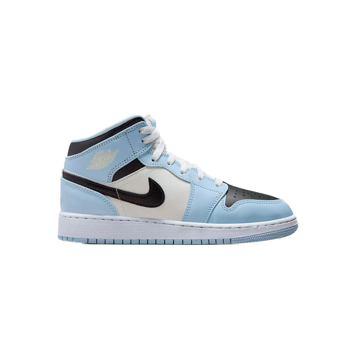 Air Jordan 1 Mid Ice Blue 2022 GS LacedUp