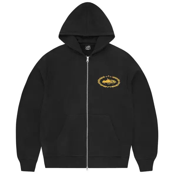 トップス CORTEIZ SUPERIOR E ZIP HOODIE BNWT Corteiz Rules The World Superior V2 Zip-Up Hoodie