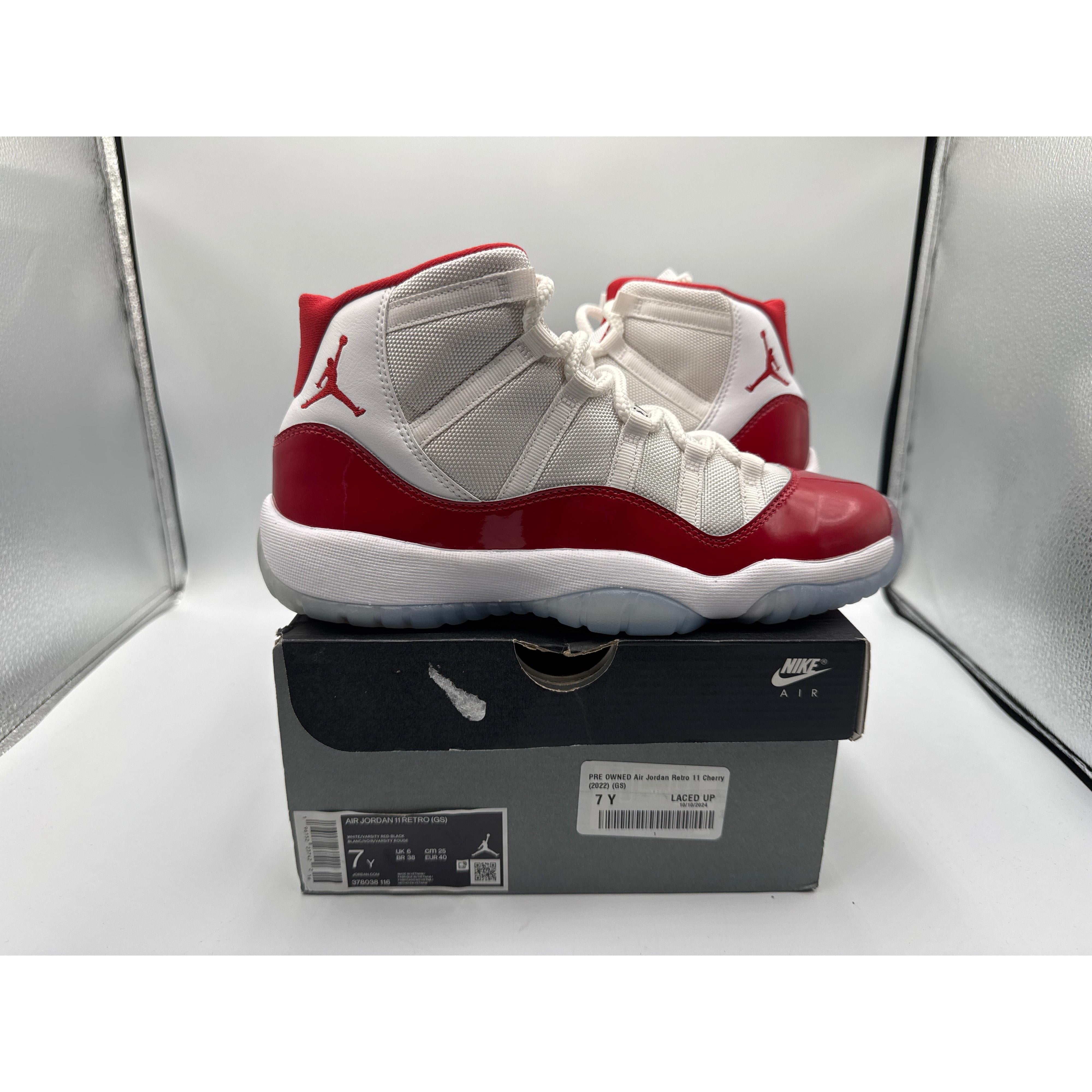 PRE OWNED Air Jordan Retro 11 Cherry (2022) (GS) – LacedUp