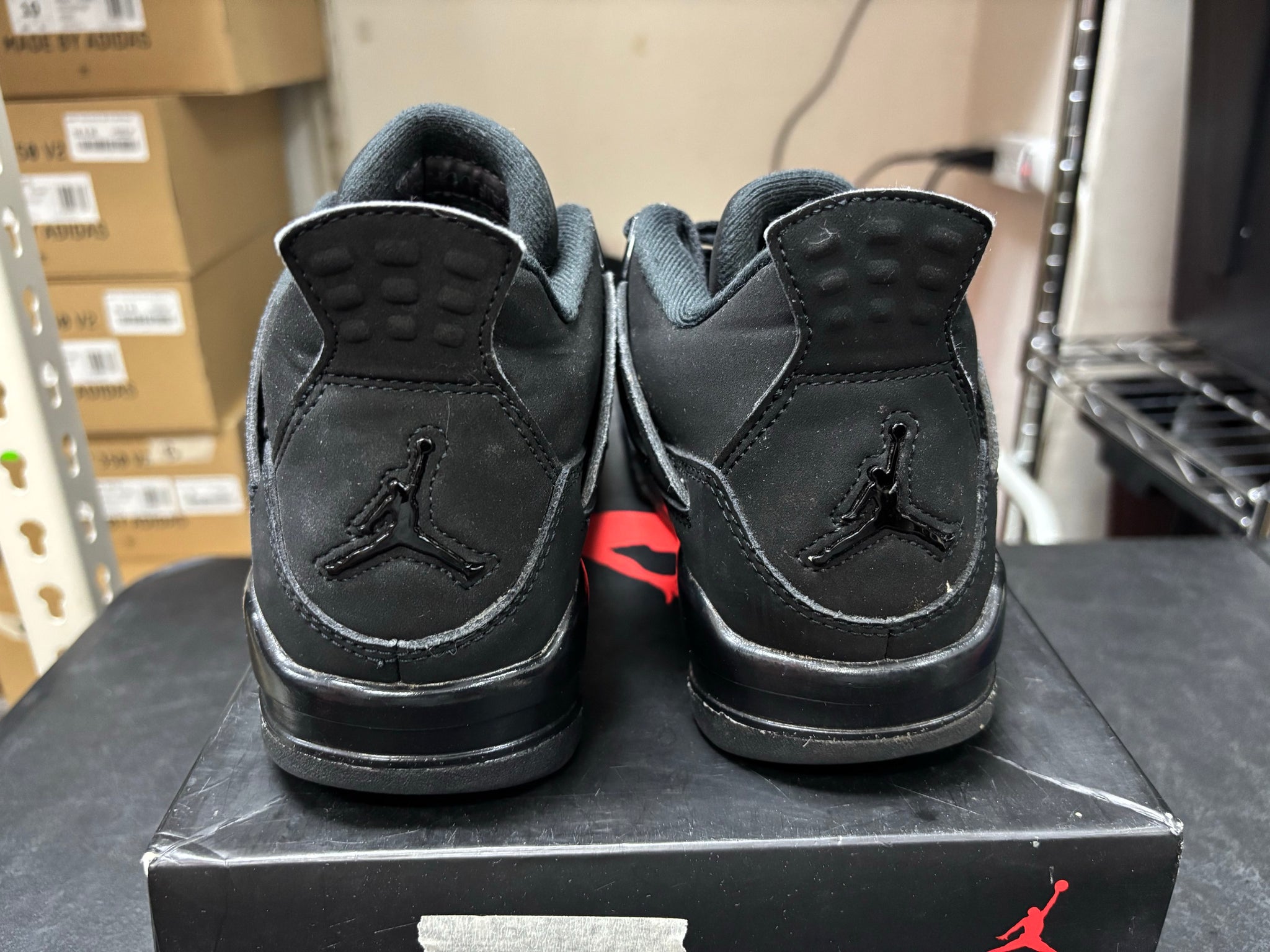 jordan 4 black cat back