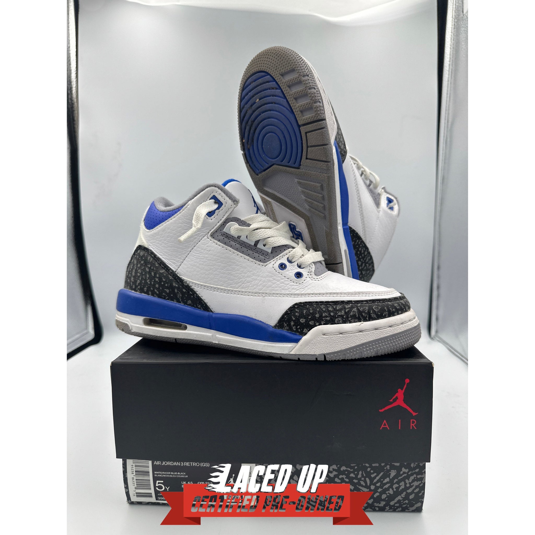 Jordan 3 bleu deals