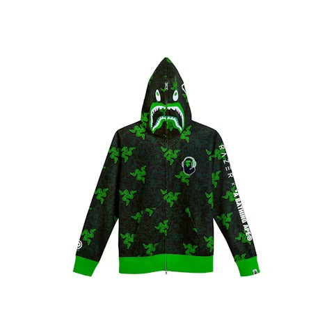 Apparel Razer And Bape BAPE Space Camo Shark Full Zip Double