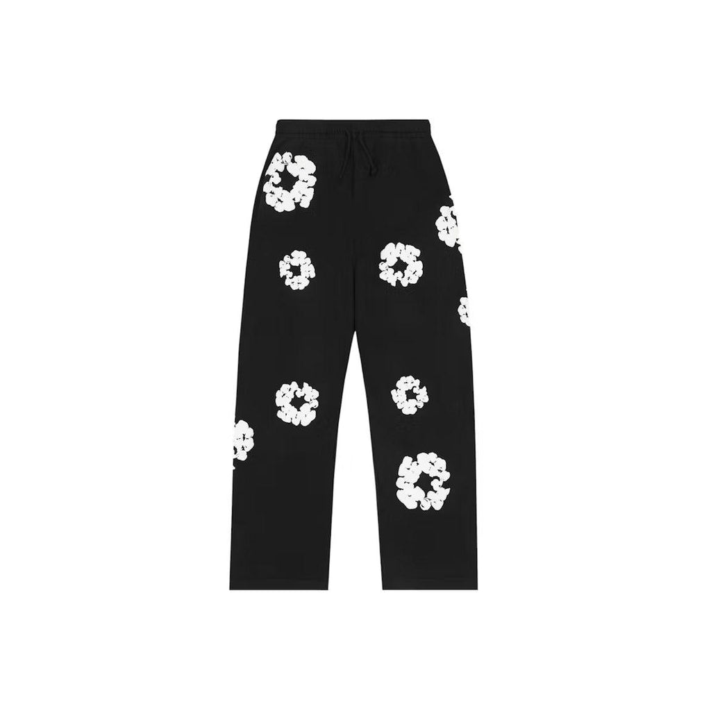 Denim Tears Cotton Wreath Sweatpants Black – LacedUp