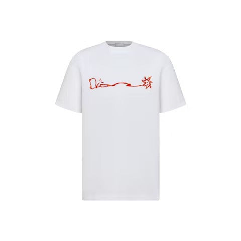 Dior x CACTUS JACK Oversized T-shirt White/Red – LacedUp