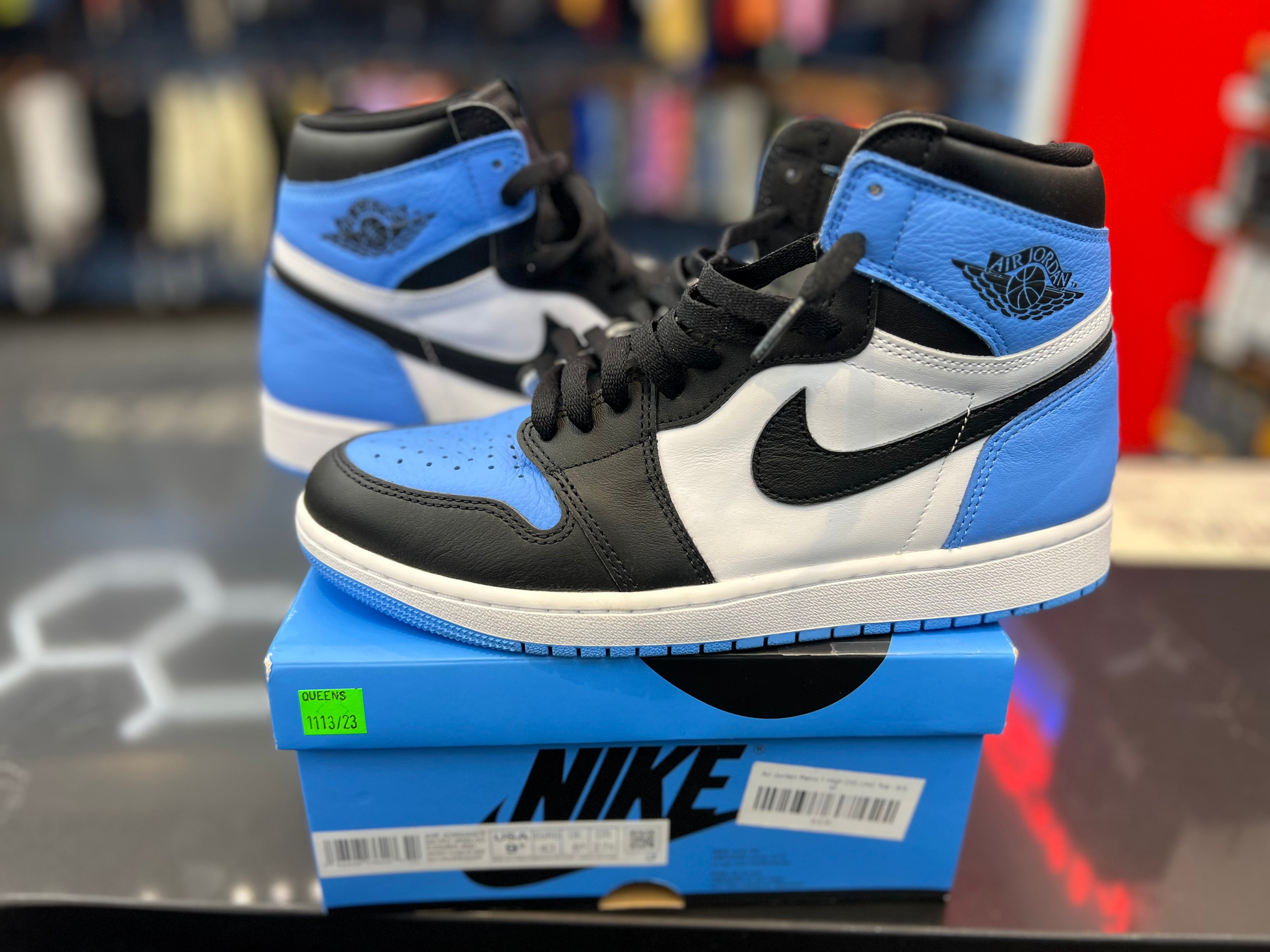 Pre Owned Air Jordan Retro 1 High Og Unc Toe – Lacedup