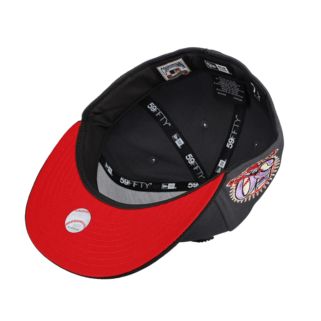 Baltimore Orioles Burning Rubber 50th Season Patch 59Fifty Fitted Hat ...