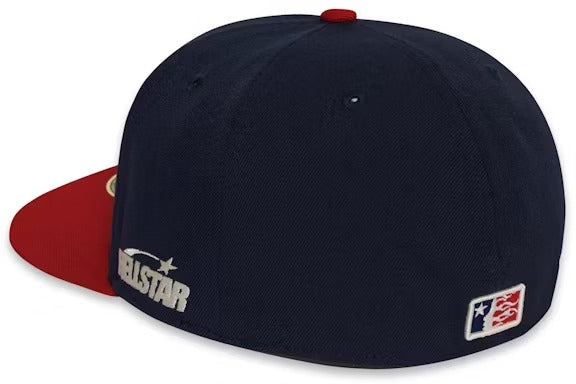 Hellstar Baseball Hat Fitted Navy – LacedUp