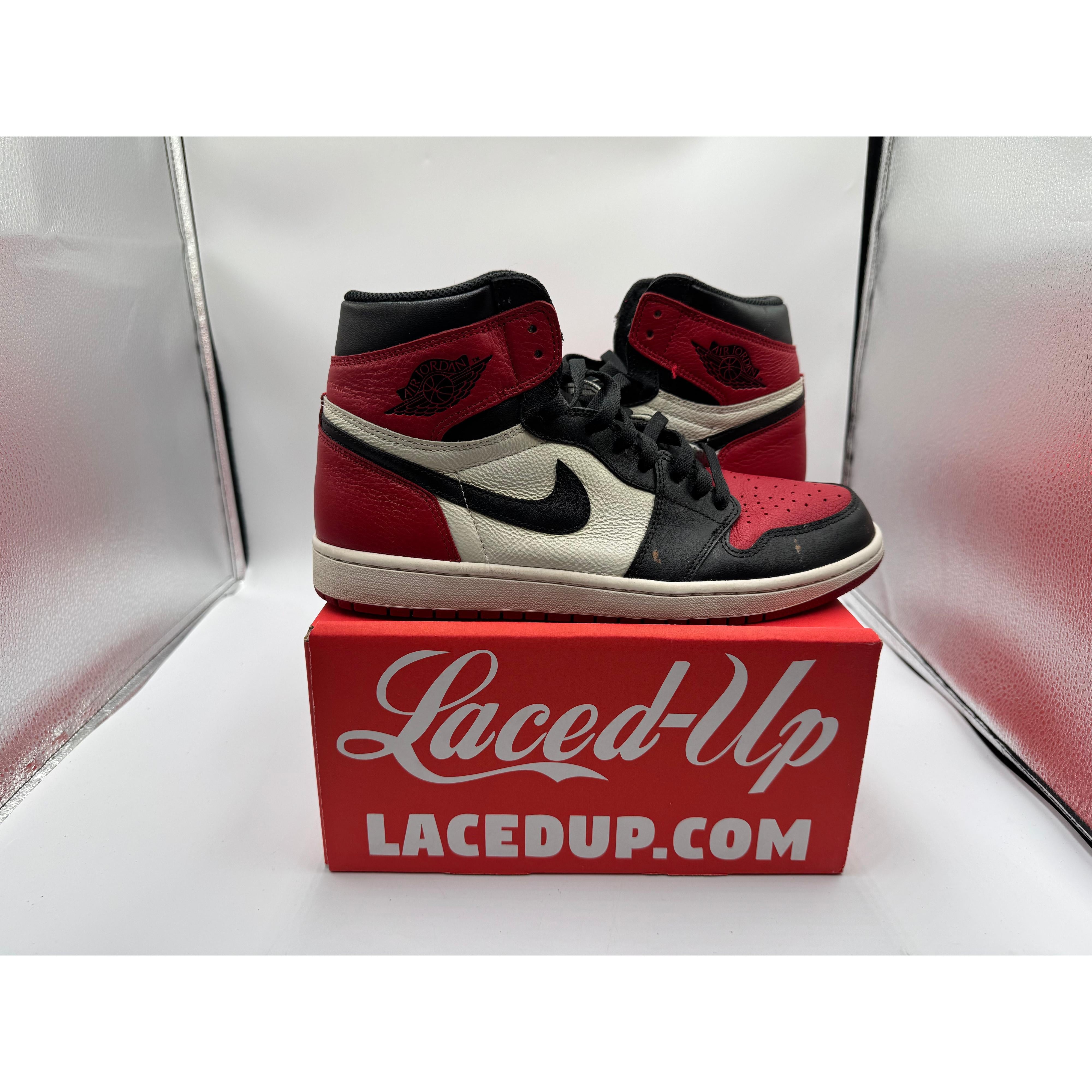 Jordan 1 high bred toe gs size 4y pre-owned Pre-Owned Jordan Retro 1 High Bred Toe (2018) Mens Size 11  main image 2