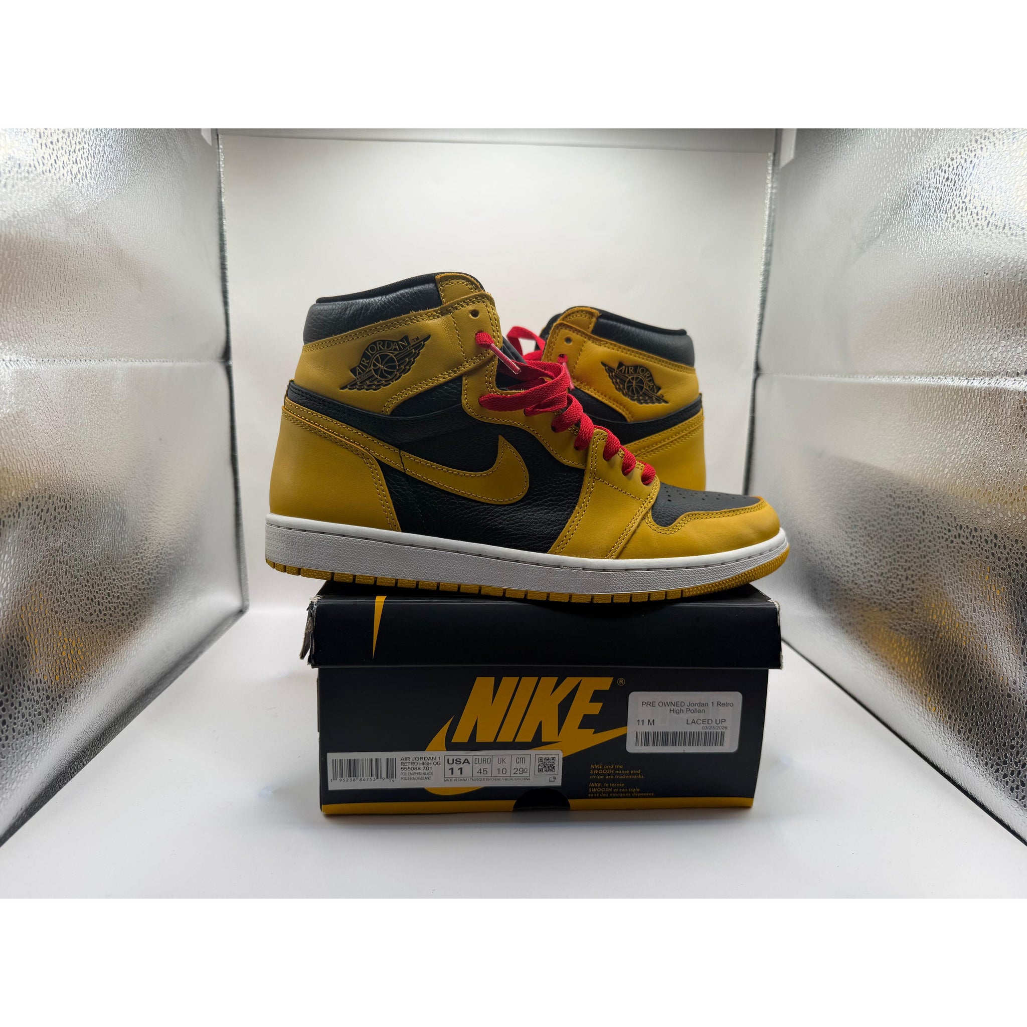 PRE OWNED Jordan 1 Retro High Pollen – LacedUp