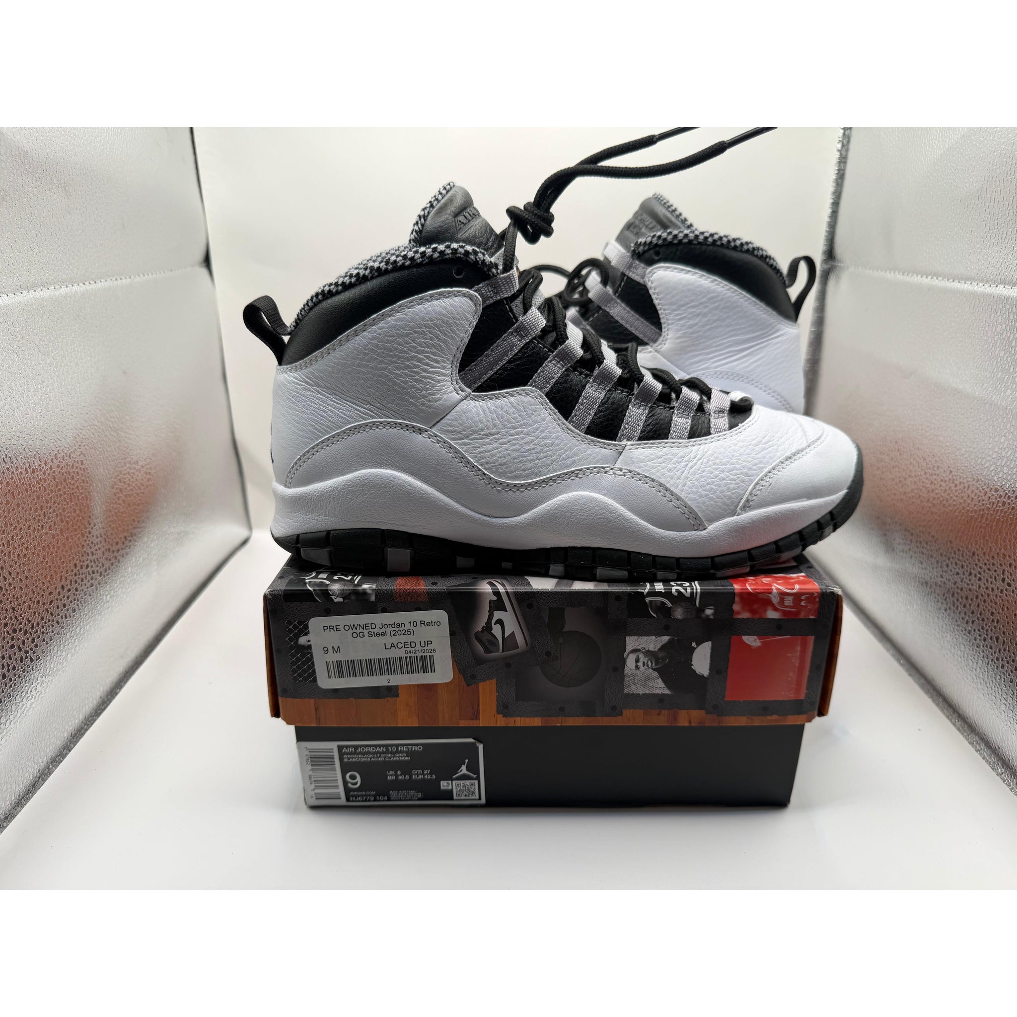 PRE OWNED Jordan 10 Retro OG Steel (2025) – LacedUp