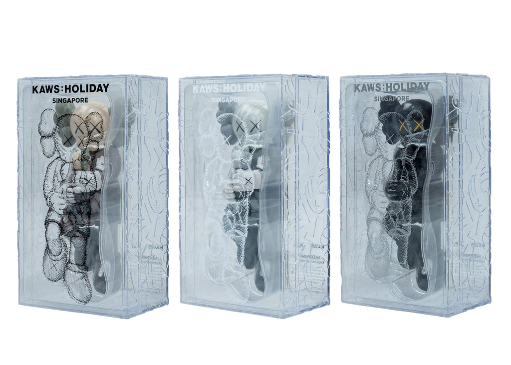 KAWS Holiday Singapore Figure Set Brown/Grey/Black – LacedUp