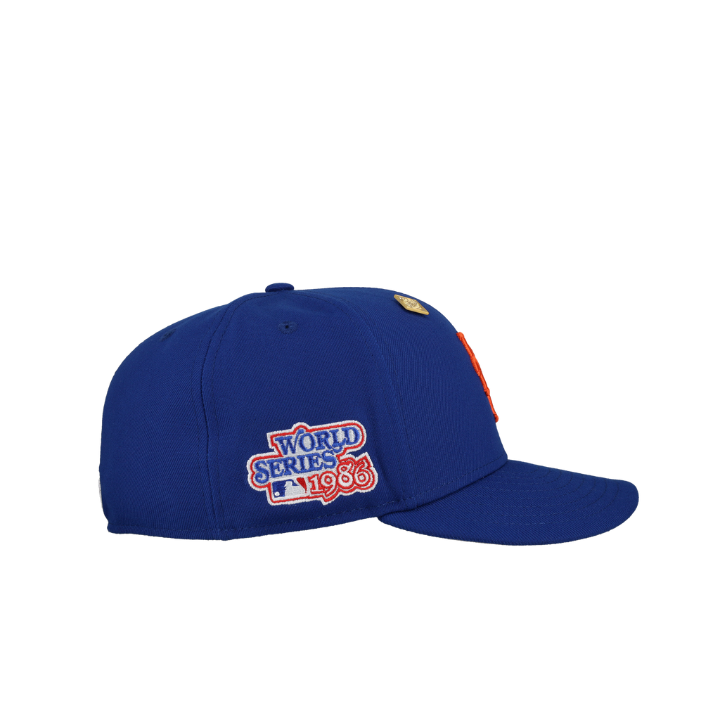 New York Mets Citrus Pop 1986 World Series Patch Fitted Hat – LacedUp