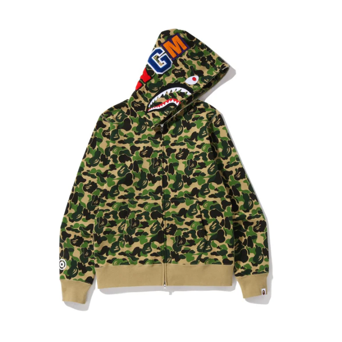 bape パーカー シャーク1ST CAMO SHARK 1ST CAMO JACQUARD SHARK RELAXED FIT FULL ZIP HOODIE MENS – eu.bape.com