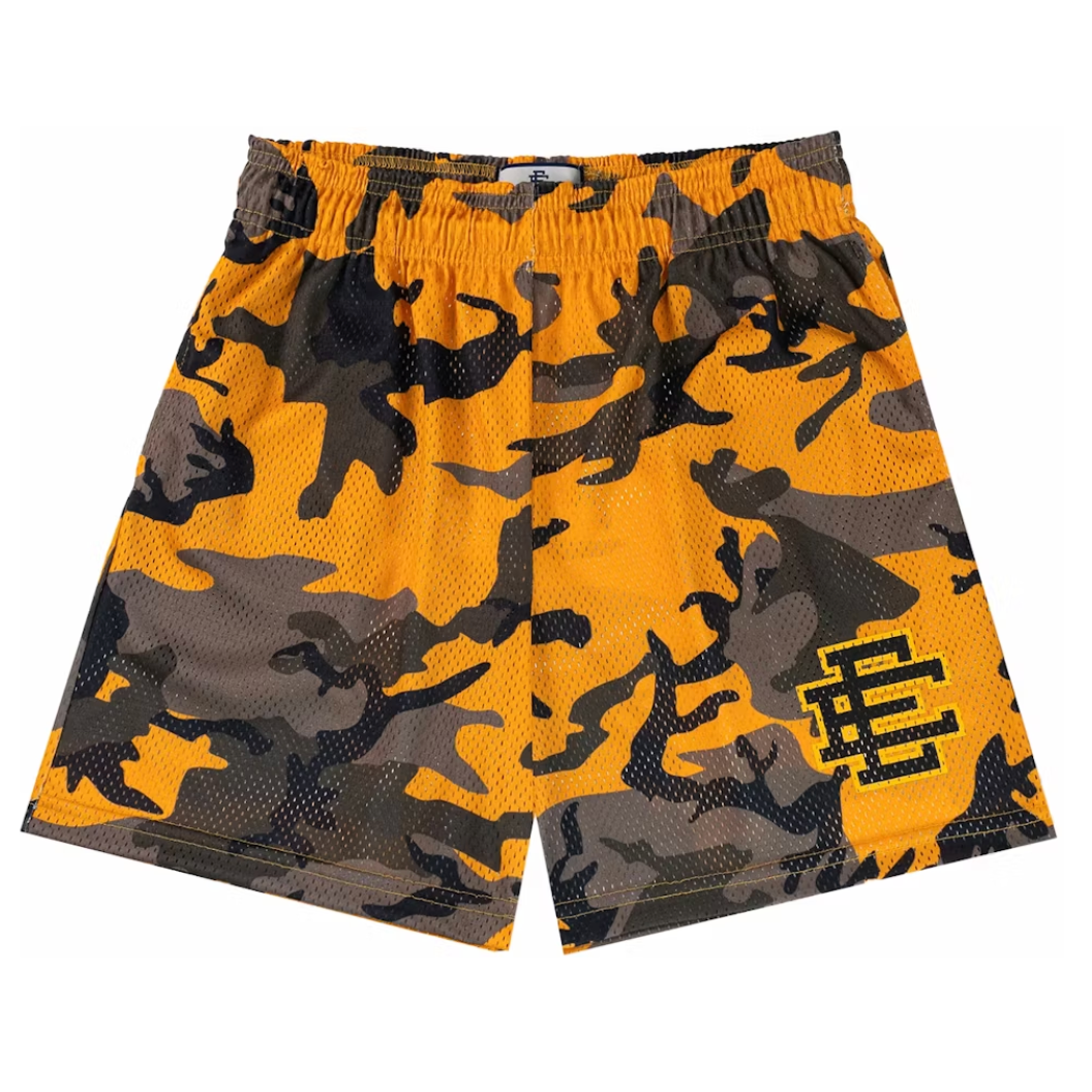 Eric Emanuel EE Basic Short Yellow/Black Camo – LacedUp