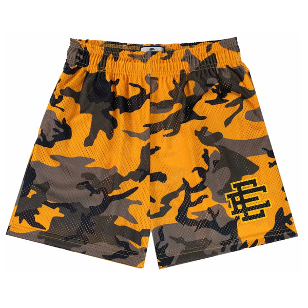 Eric Emanuel EE Basic Short Yellow/Black Camo – LacedUp