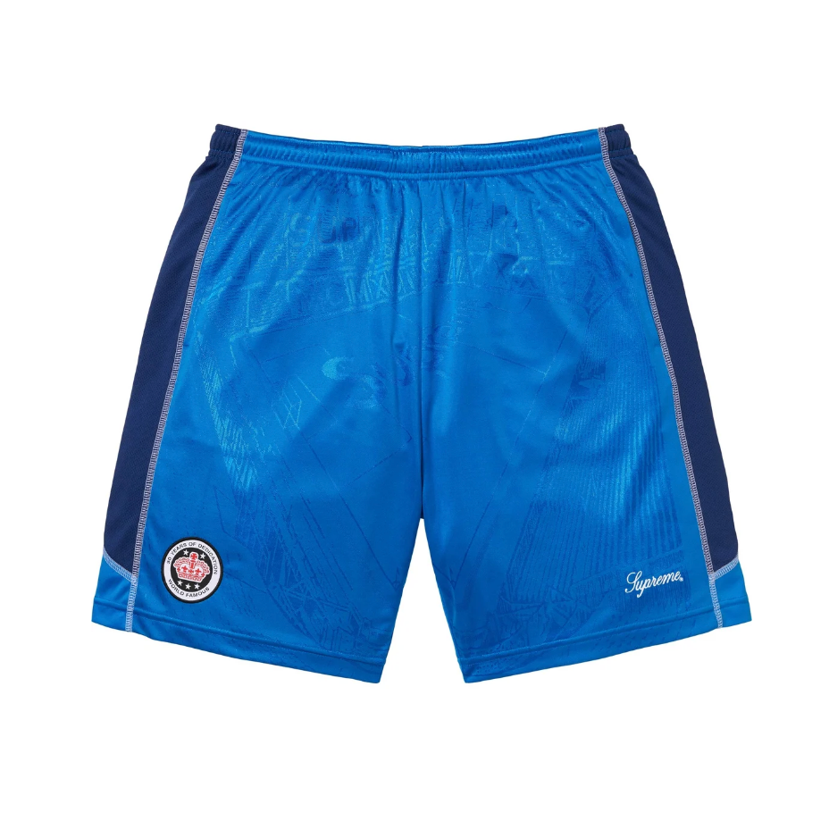 Supreme Jacquard Soccer Short Blue – LacedUp
