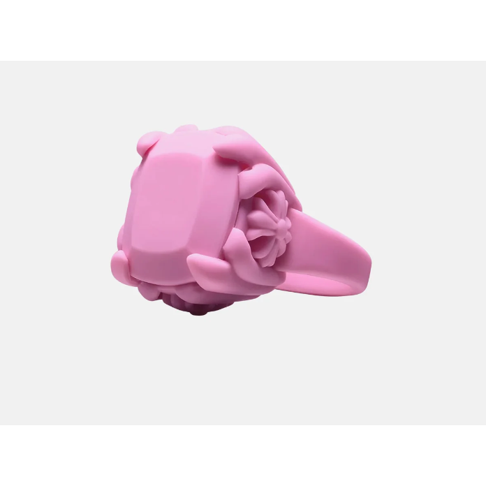 Chrome Hearts Blue Silicon Infinity Cross Ring – LacedUp