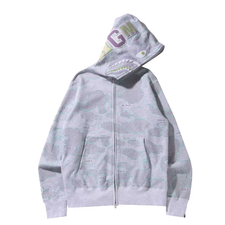 Full Zip Camo Shark Jacket ABC CAMO SHARK FULL ZIP HOODIE Will Be Full Zip Camo Shark Jacket ABC CAMO SHARK FULL ZIP HOODIE Will Be