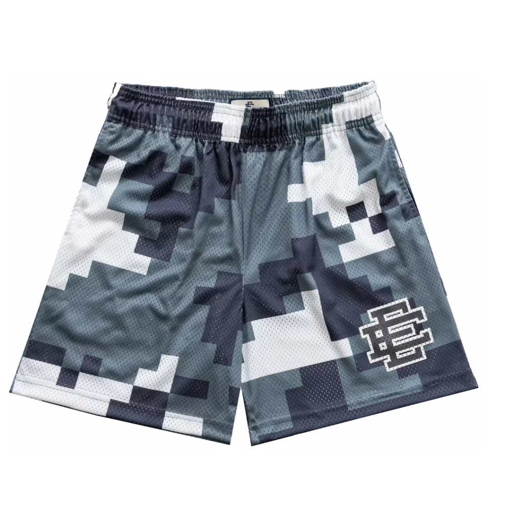 Eric Emanuel EE Basic Short Yellow/Black Camo – LacedUp