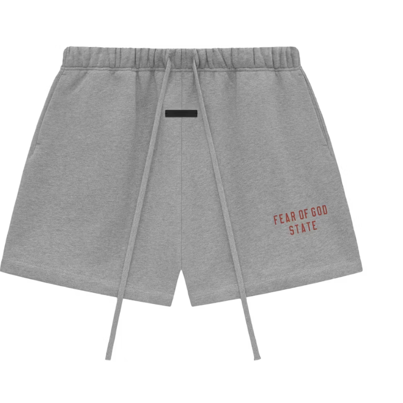 Fear of God Essentials Fleece Soccer Shorts Homestead Heather