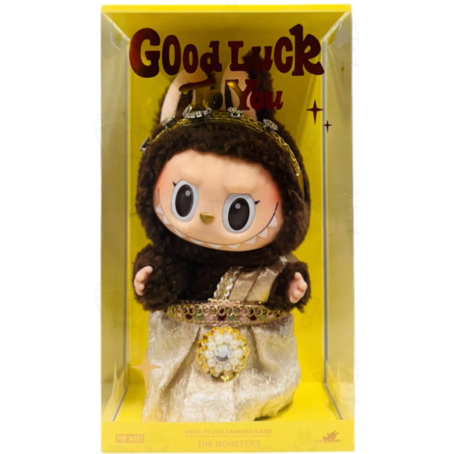 the monsters - best of luck vinyl plush doll THE MONSTERS LABUBU GOOD LUCK TO YOU