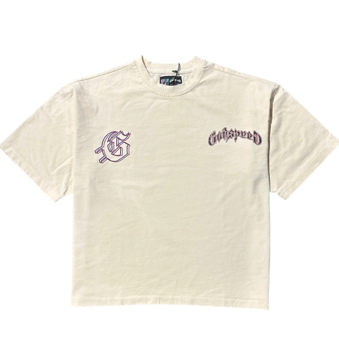 Denim Tears Long Sleeve Cotton Wreath Tee Navy – LacedUp