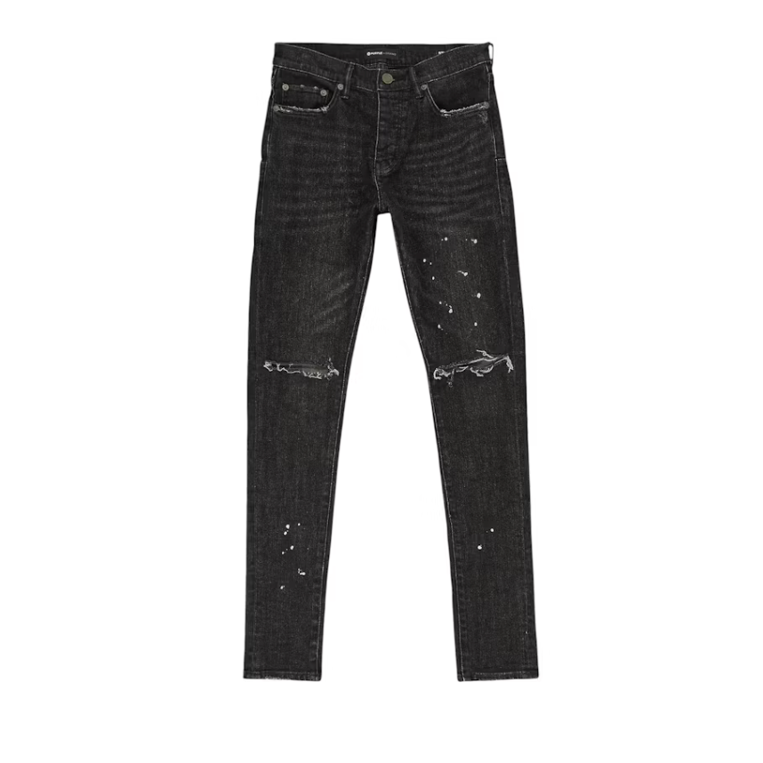 P001 Purple Brand Denim Jeans Indigo Oil Repair – LacedUp