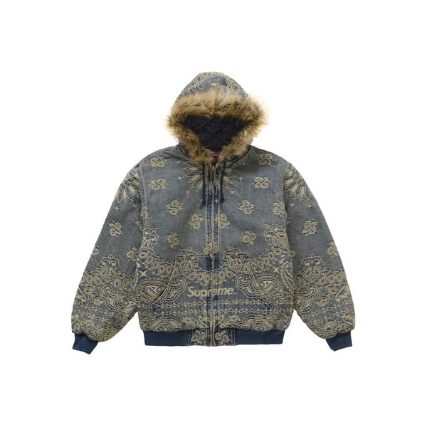ジャケット・アウター Supreme Bandana Jacquard Denim Jacket L Supreme-Bandana-Jacquard-Denim