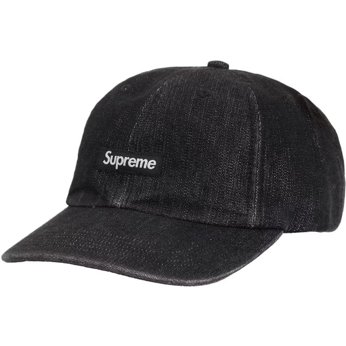 Supreme Cordura Denim Small Box 6 Panel Black LacedUp