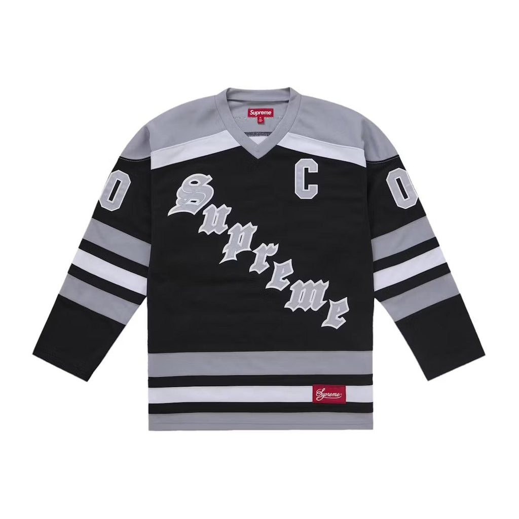 Supreme Hooded Soccer Jersey Black – LacedUp