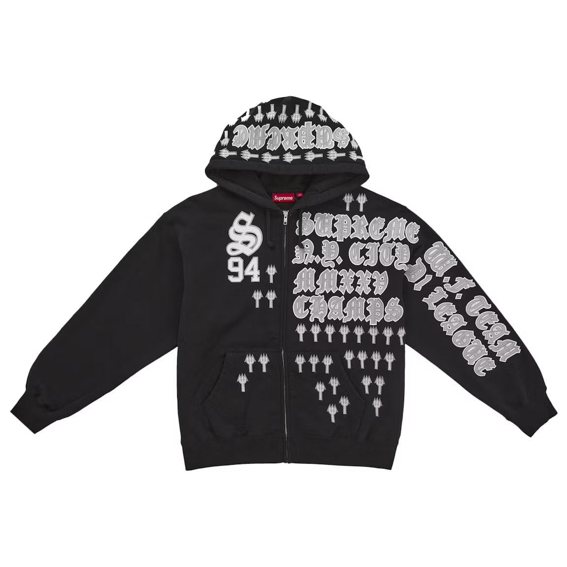 トップス Supreme NIKE Jordan Hooded Sweatshirt Buy Supreme x Jordan Hooded Sweatshirt 'Black' - FW24SW1