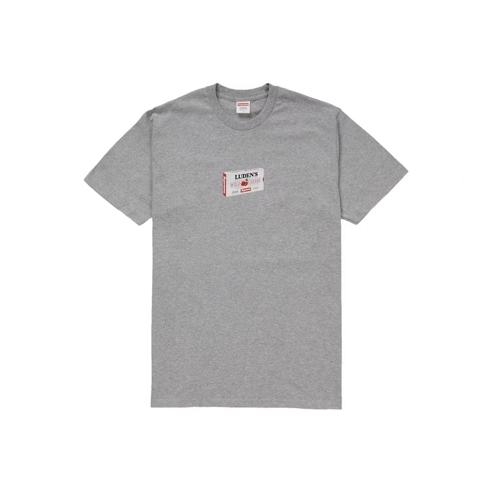 Supreme Luden s Tee Heather Grey LacedUp