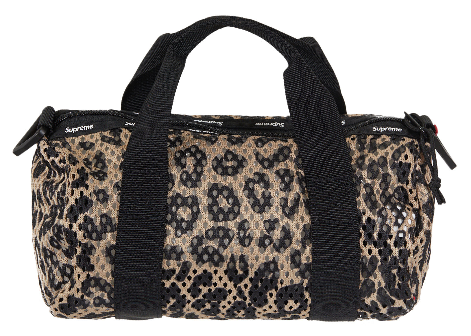 Supreme Mesh Mini Duffle Bag Leopard