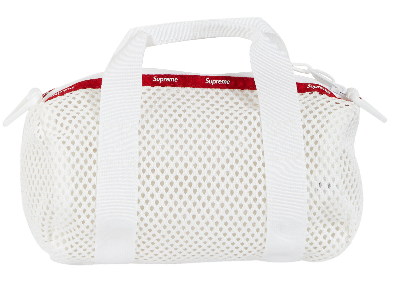 Supreme Mesh Mini Duffle Bag White – LacedUp