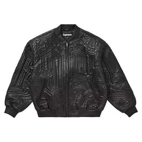 ジャケット・アウター Supreme Mister Cartoon Leather Jacket Supreme Mister Cartoon Embroidered Leather Jacket Black – LacedUp
