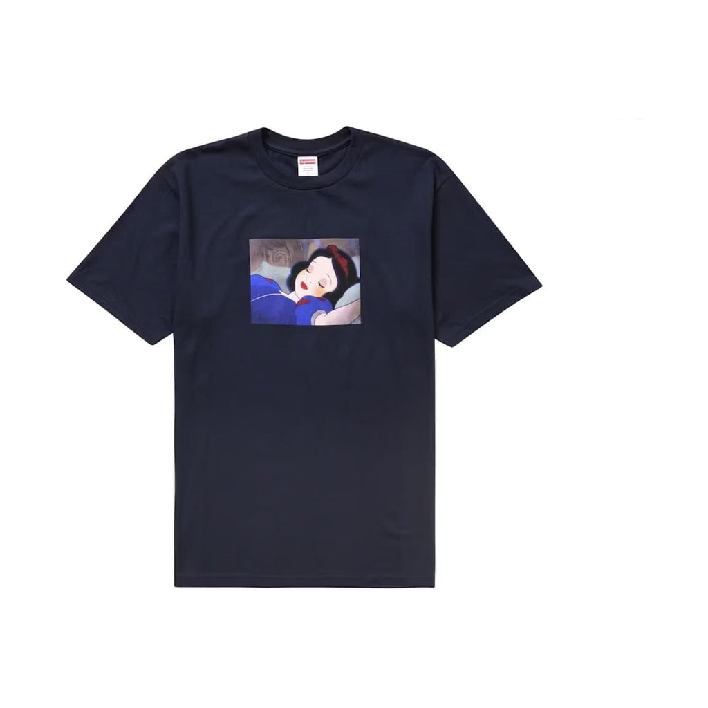 Supreme Arabic Box Logo Tee Navy – LacedUp