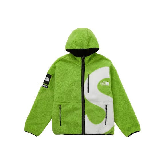 Supreme The North Face S Logo Fleece Jacket Lime