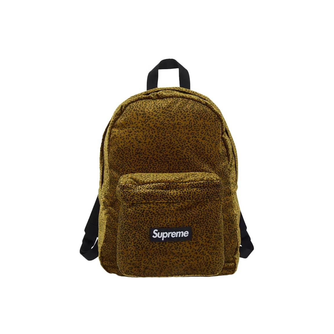 Supreme Velvet Backpack \"Red Leopard” Supreme Velvet Backpack (FW25) - $118