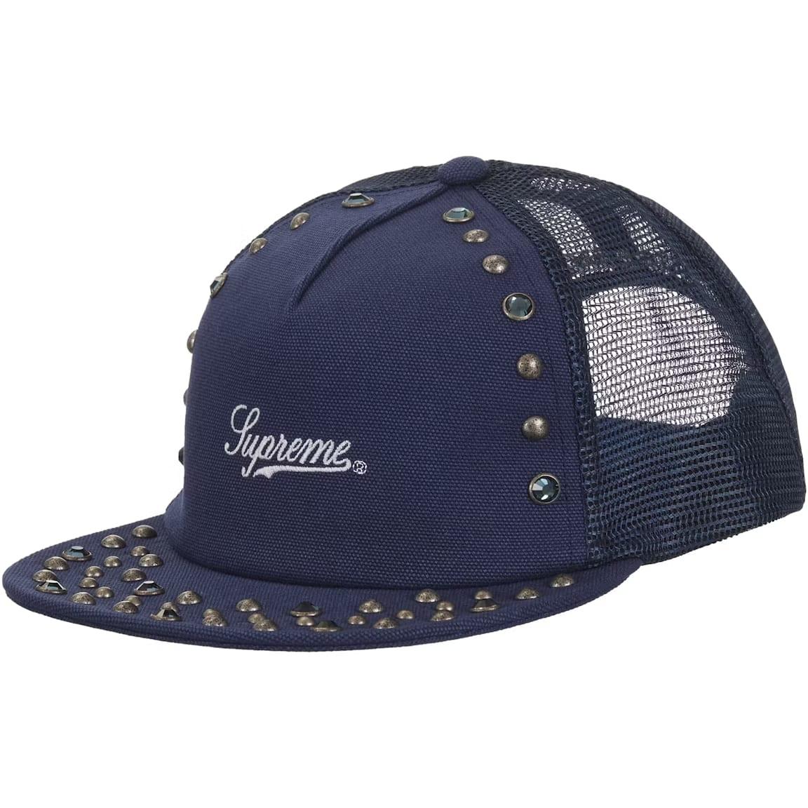 帽子 b.b. Simon Studded Mesh Back 5-Panel Fall/Winter 2025 Preview – Supreme