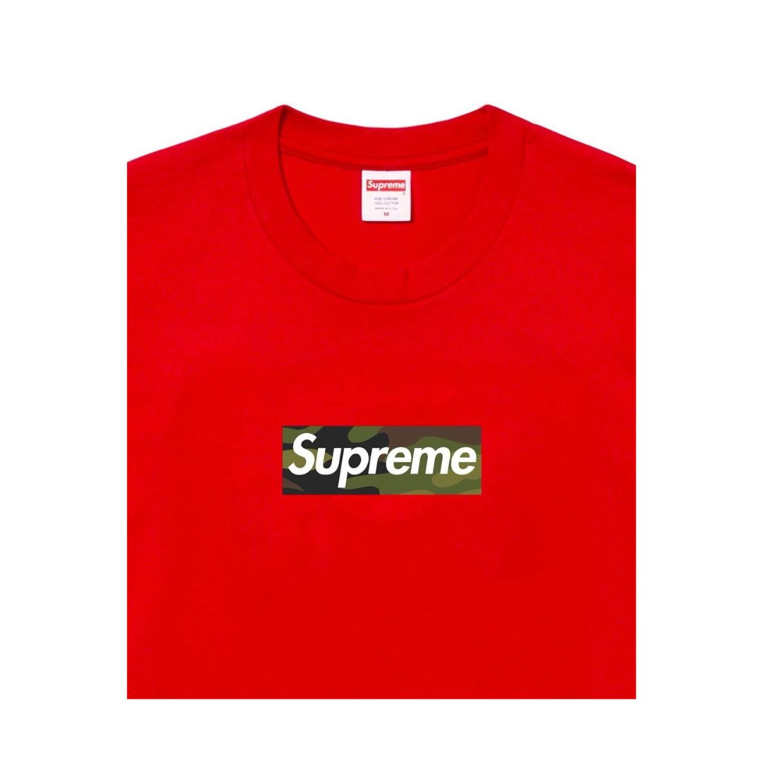 supreme Box Logo tee camo Red XLサイズ宜しくお願いします