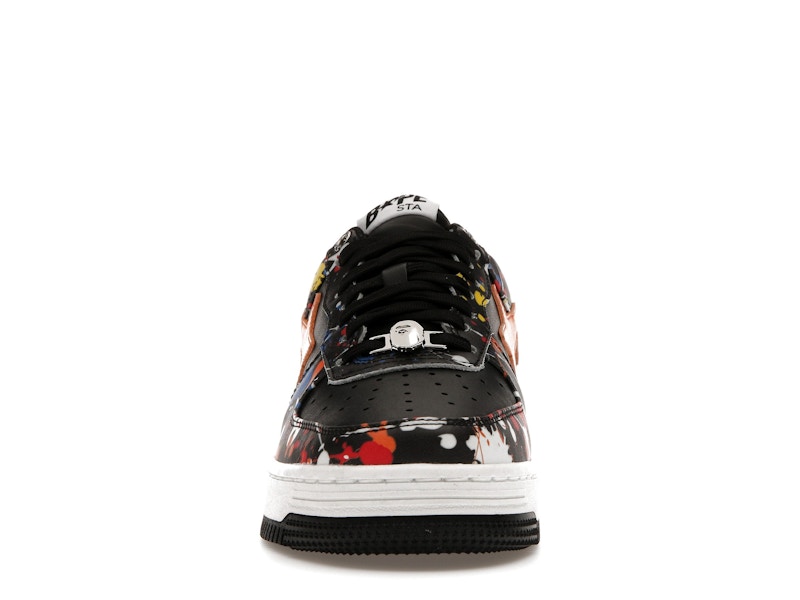 A Bathing Ape Bape Sta Paint Splatter Black – LacedUp A Bathing Ape Bape Sta Paint Splatter Black – LacedUp