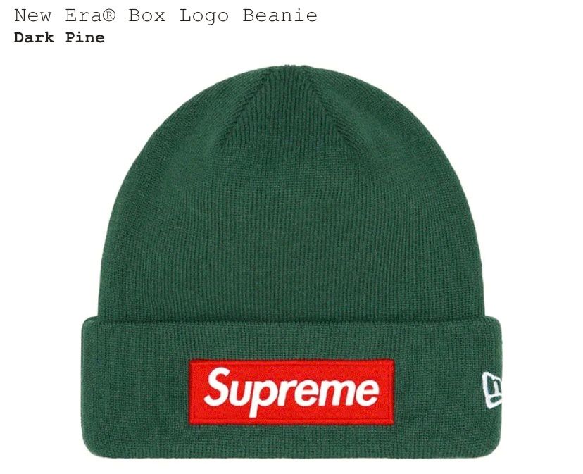 Supreme × NEW ERA ボンボンニット帽 ニット帽 ボックスロゴ11000で ...