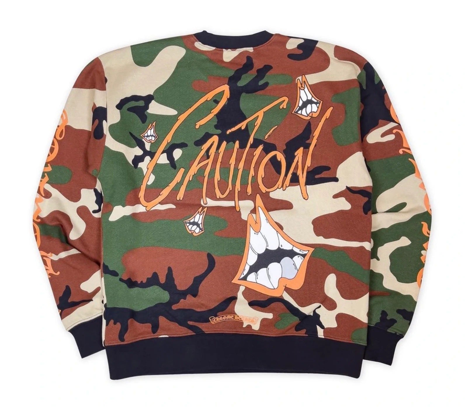 Chrome Hearts Matty Boy Caution Crewneck Camo – LacedUp