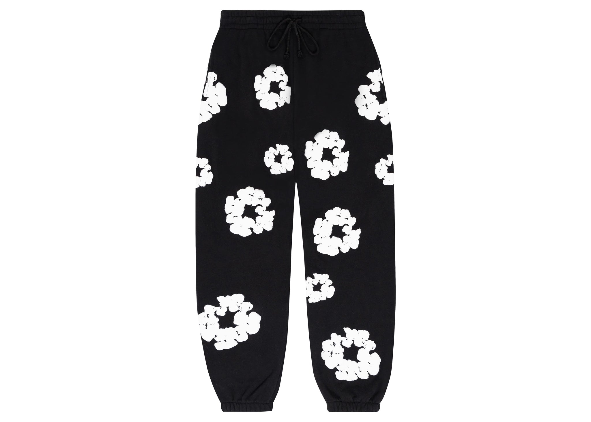 Denim Tears Cotton Wreath Sweatpants Black – LacedUp